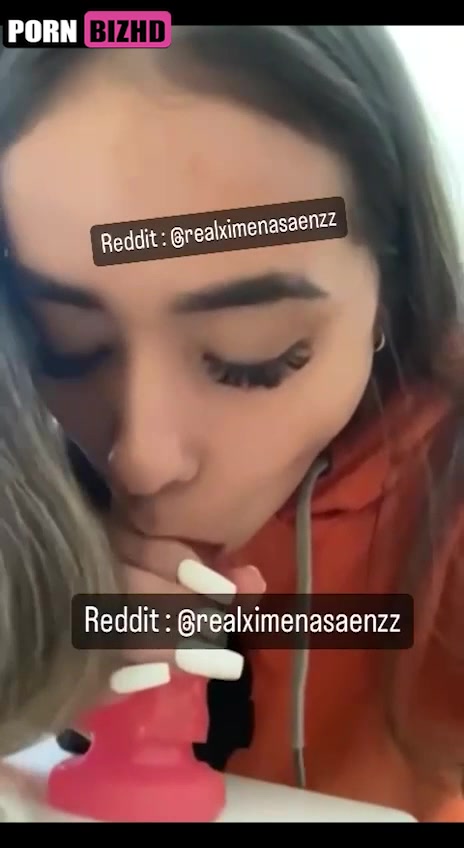 Ximena Saenz Onlyfans Leaks – Blowjob Pink Dildo On Cam