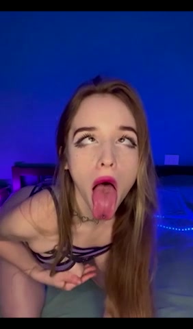 Ivano4ka Ahegao girl teasing in sexy bodysuit so erotic