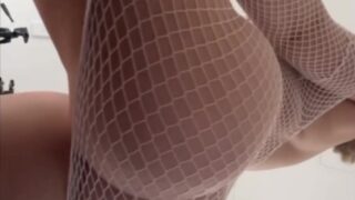 Safiyaax Hottest Nude Tease in Fishnet sex tape