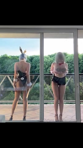 Sierra Lisabeth bulma cosplay tease boobs sex tape video