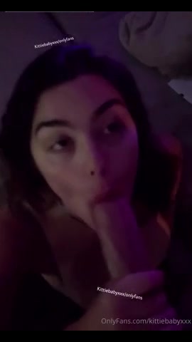 Kittiebabyxxx Blowjob get Huge Facial Viral Sex tape video