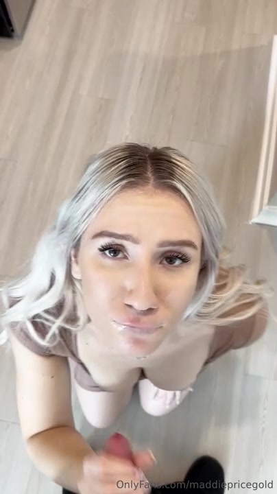 Maddie Price Onlyfans Naked Sex Tape – Blowjob, Cum in mouth !!!